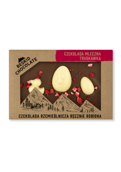 Milk chocolate with strawberries and Easter figures - Image 3