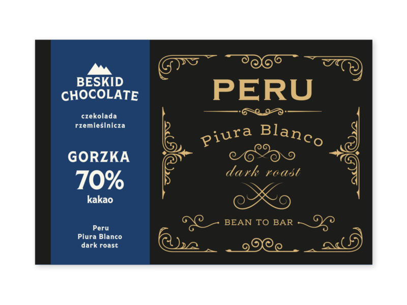 Peru_piura_blanco_dark_roast_mock-up Czekolada gorzka Peru Piura Blanco dark roast