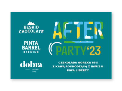 Dark chocolate 68% After Party with coffee