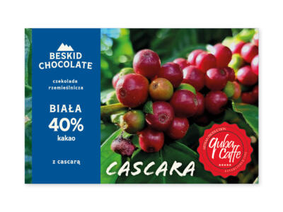 White chocolate with cascacra Quba Caffe