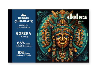 Dark chocolate 65% Dobra Meksyk with coffee