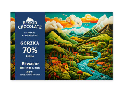 Dark chocolate Ecuador Hacienda Limon 70% high conching temperature