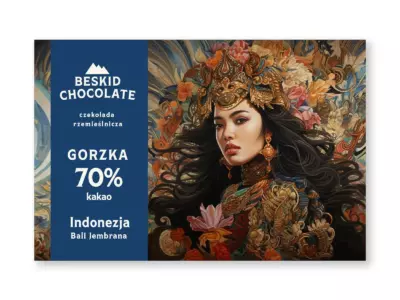 Czekolada gorzka 70% Indonezja Bali Jembrana