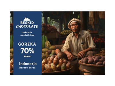 Dark chocolate Indonesia Borneo Berau 70%