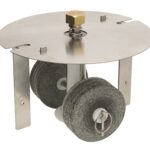 Obsada kamieni melangera - stal nierdzewna (duża)