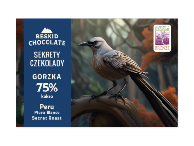 Dark chocolate Peru Piura Blanco Secret Roast 75%