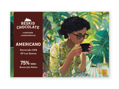 Dark chocolate with Americano coffee 65/10