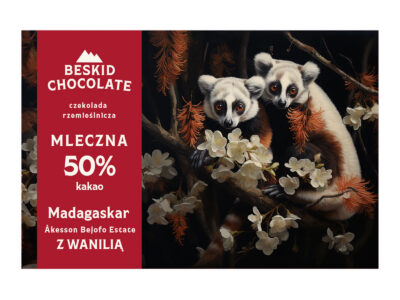 Darkmilk chocolate Madagascar 50% with vanilla