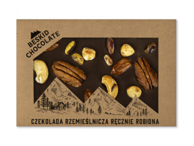 Dark chocolate with nut mix