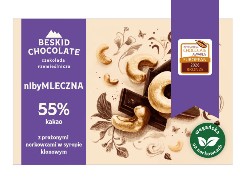 b2b_nerkowiec3 Czekolada nibymleczna 55% nerkowiec 70 g