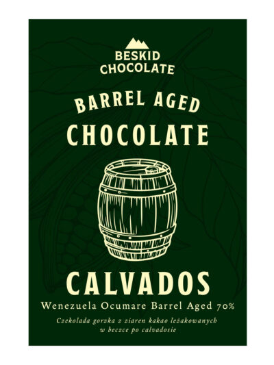 Czekolada Barrel Aged Calvados - Wenezuela Ocumare 70%