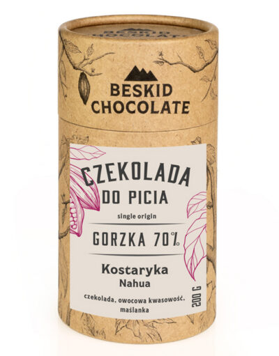 Czekolada do picia gorzka 70% Kostaryka Nahua