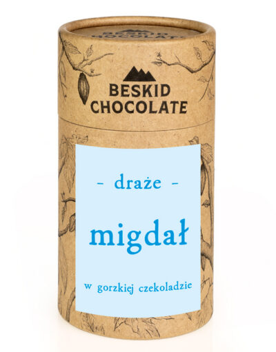 Draże migdał w gorzkiej czekoladzie