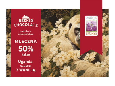 Darkmilk chocolate Uganda 50% with vanilla